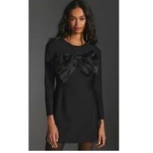 Anthropologie HUTCH Bow Mini Dress size 2 NWT